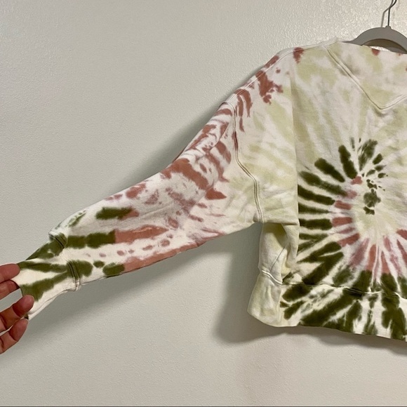 Eleven Paris Tie-Dye Mockneck Sweatshirt Size Medium - Picture 3 of 12